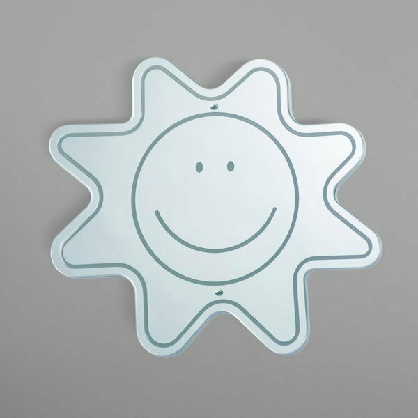 Whitney Brothers WB0035 16'' x 14'' x 1/8'' Happy Face Mirror 9460035